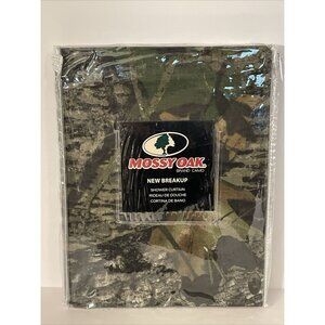 Mossy Oak Shower Curtain New Breakup Camo Camouflage Single Panel 72" W X 72" L
